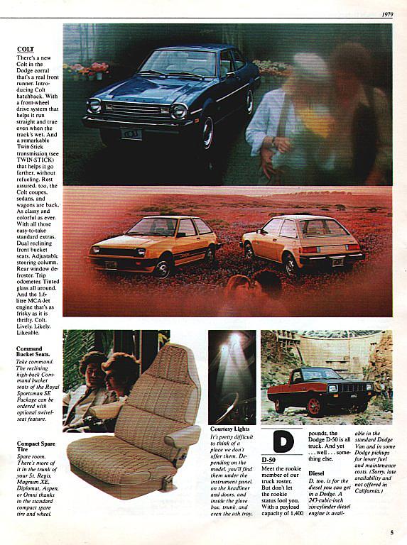 1979 Dodge Brochure Page 8
